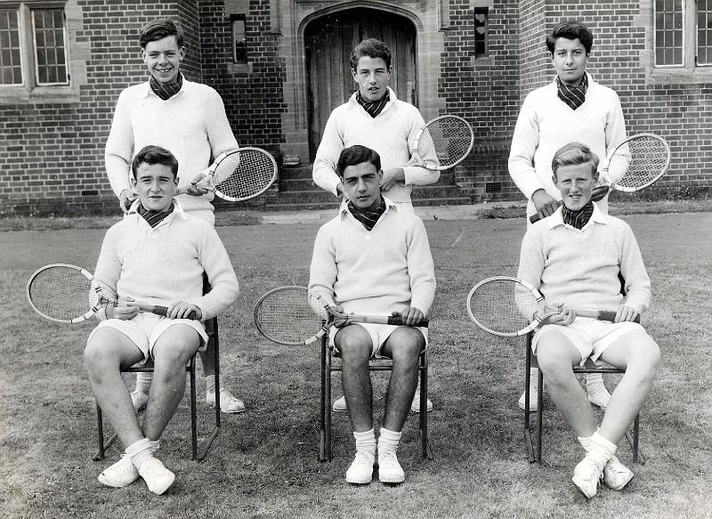 Roger011.jpg - School Tennis Team - 1955